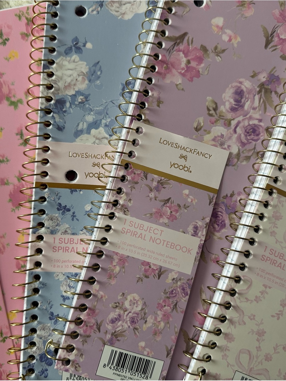 Ultimate LoveShackFancy x Yoobi Stationery Set - 4 Notebooks, Highlighters, Pens - Picture 4 of 4